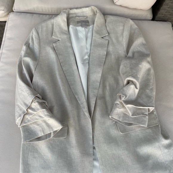 H&M linen blazer size xl - Picture 2 of 5